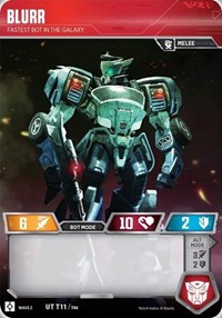 Blurr - Fastest Bot in the Galaxy
