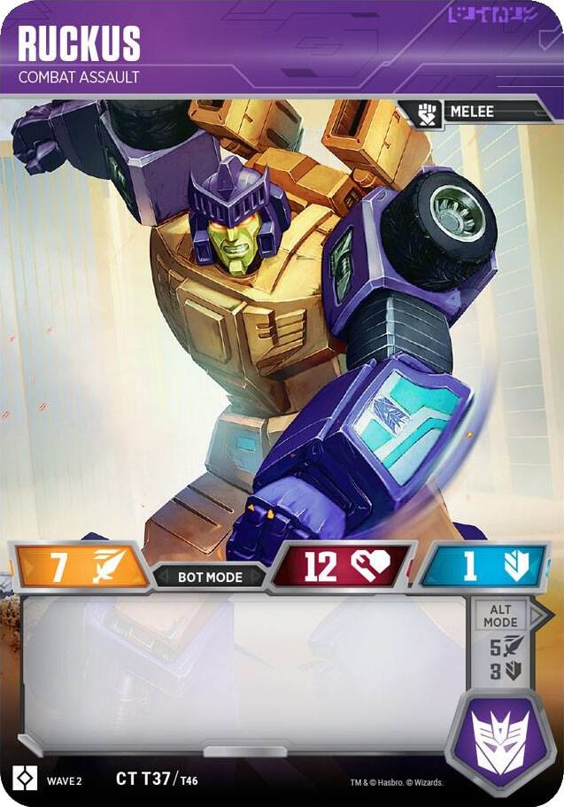 Ruckus - Combat Assault - Rise of the Combiners - Transformers TCG ...