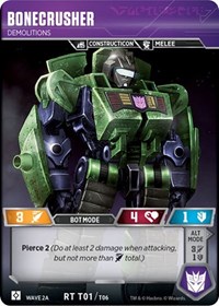 Bonecrusher - Demolitions (Wave 2A - Devastator)