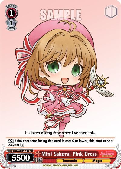 Mini Sakura: Pink Dress card