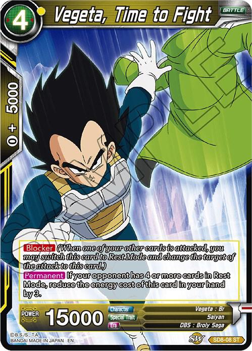 Vegeta, Time to Fight #SD8-08 — Destroyer Kings
