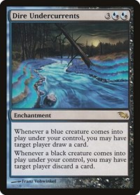 Dire Undercurrents - Shadowmoor - Magic: The Gathering card