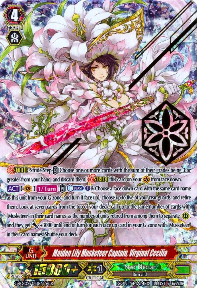 Maiden Lily Musketeer Captain, Virginal Cecilia - G-RC02: Revival