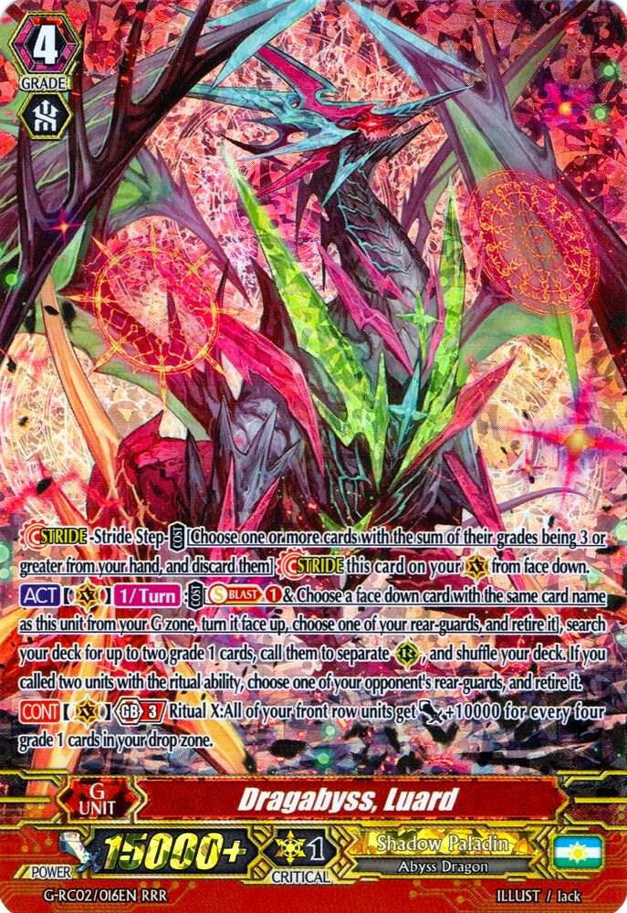 Dragabyss, Luard