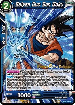 Saiyan Duo Son Goku #BT6-031_PR — Destroyer Kings Pre-Release Cards