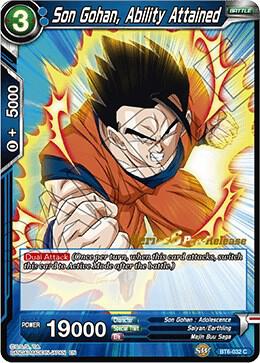 Son Gohan, Ability Attained #BT6-032_PR — Destroyer Kings Pre-Release Cards
