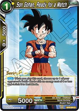 Son Gohan, Ready for a Match #BT6-084_PR — Destroyer Kings Pre-Release Cards