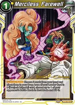 Merciless Farewell #BT6-102_PR — Destroyer Kings Pre-Release Cards