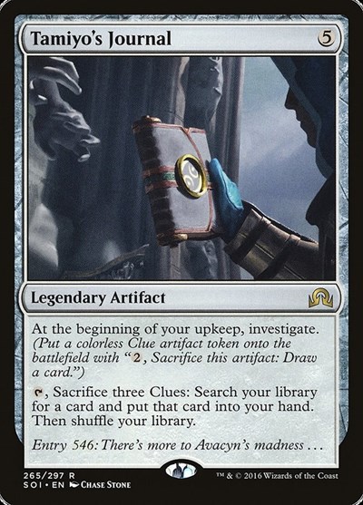 Tamiyo's Journal (Entry 546) from SOI #265†a, Magic: The Gathering card
