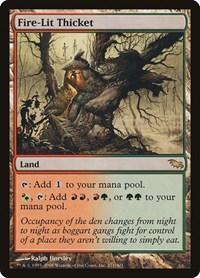 Fire-Lit Thicket (Shadowmoor)