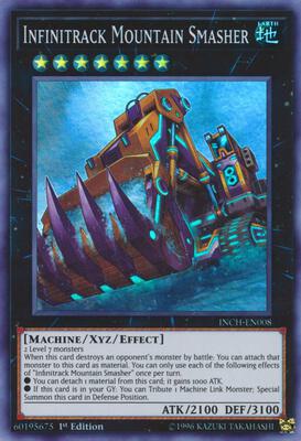 mountain card yugioh duel links Yu-Gi-Oh! - Infinitrack Smasher - INCH-EN008 - Super Rare - 1st Edition Infinitrack Mountain Smasher - The