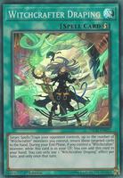 Yu-Gi-Oh! Witchcrafter Draping Card – INCH-EN023, Super Rare, 1st Edition, From Infinity Chasers - View #7