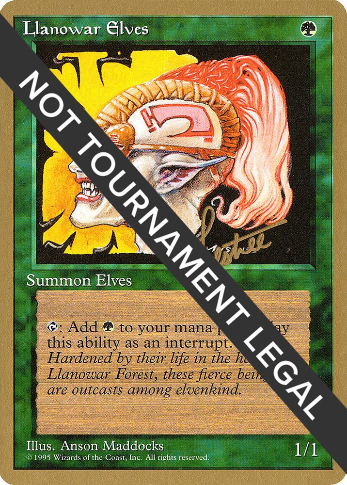 Llanowar Elves - 1996 Bertrand Lestree (4ED)