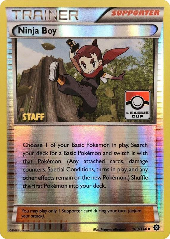 Ninja Boy - 103/114 (League Cup) [Staff] 103/114 from League & Championship Cards