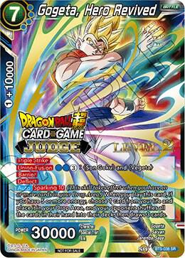 Gogeta, Hero Revived (Level 2) #BT5-038 — Judge Promotion Cards