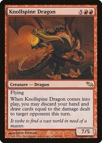 Knollspine Dragon - Shadowmoor - Magic: The Gathering card