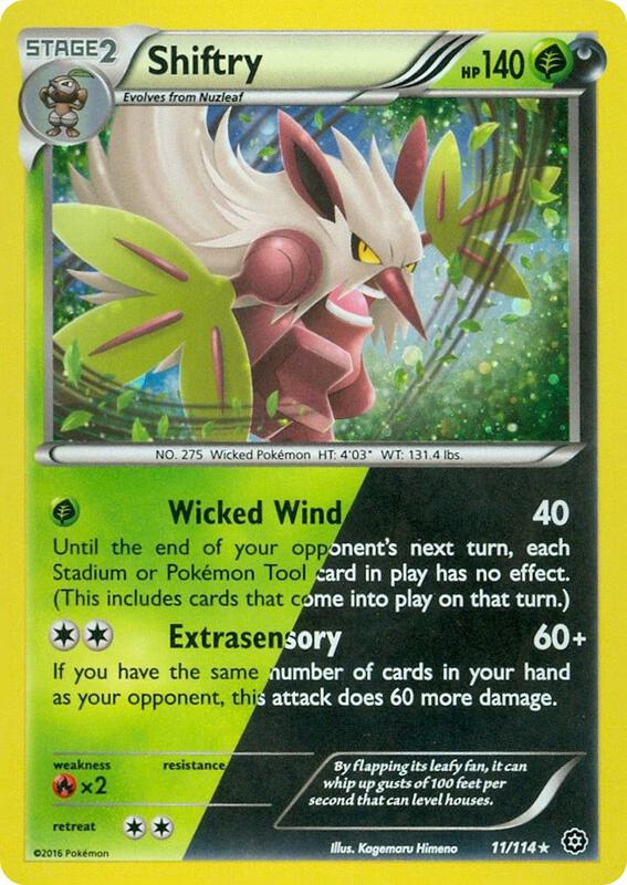 Shiftry - 11/114 (Cosmos Holo) 011/114 from Miscellaneous Cards & Products