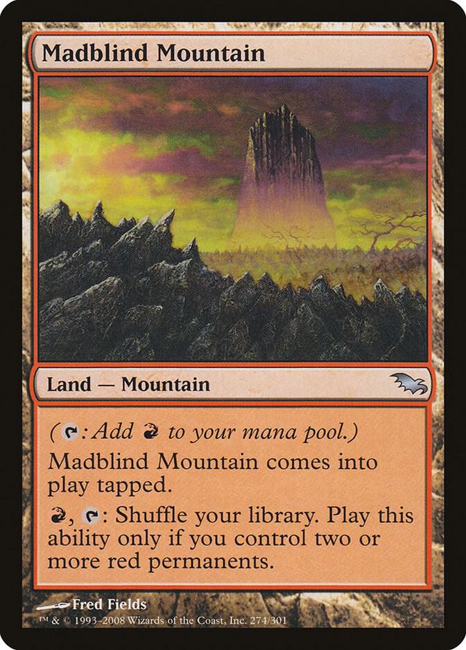 Madblind Mountain 274 card