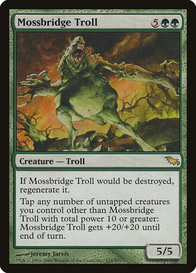 Mossbridge Troll - Shadowmoor - Magic: The Gathering - TCGplayer.com