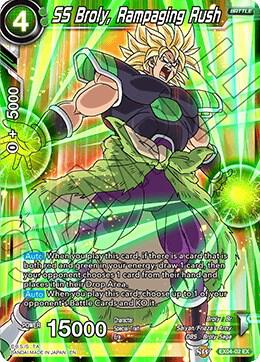 SS Broly, Rampaging Rush #EX04-02 — Expansion Deck Box Set 04: Unity of Saiyans