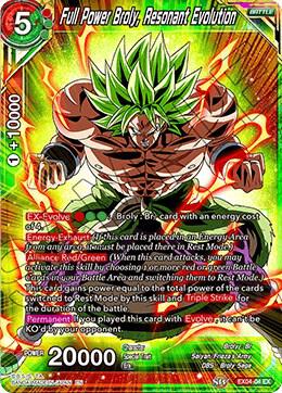 Full Power Broly, Resonant Evolution - Expansion Deck Box Set 04