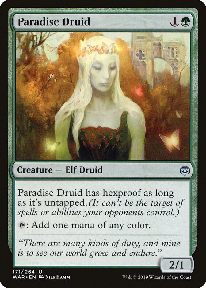 Paradise Druid - War of the Spark - Magic: The Gathering
