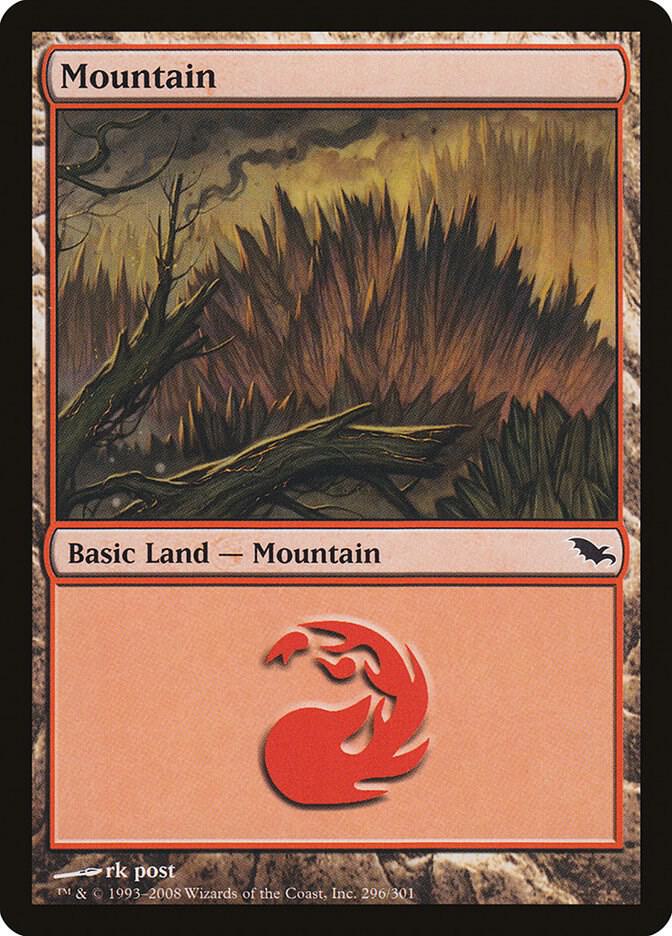 Mountain (296) 296 card
