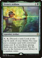 MTG ビビアンのアーク弓　日　エラー Vivien's Arkbow - War of the Spark - Magic: The Gathering