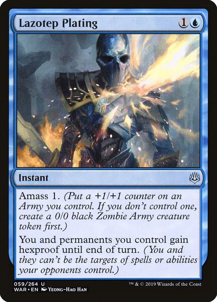 Lazotep Plating - War of the Spark - Magic: The Gathering