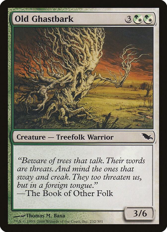 Old Ghastbark - Shadowmoor - Magic: The Gathering