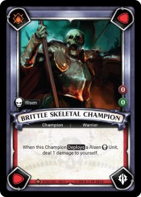 Brittle Skeletal Champion (Claimed)