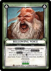 Bellowing Voice (Claimed)