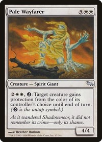 Pale Wayfarer - Shadowmoor - Magic: The Gathering card