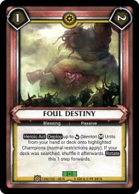 Foul Destiny (Unclaimed)