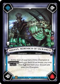 Arkhan, Mortarch of Sacrament (Unclaimed)