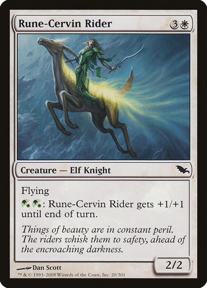 Rune-Cervin Rider - Shadowmoor - Magic: The Gathering - TCGplayer.com