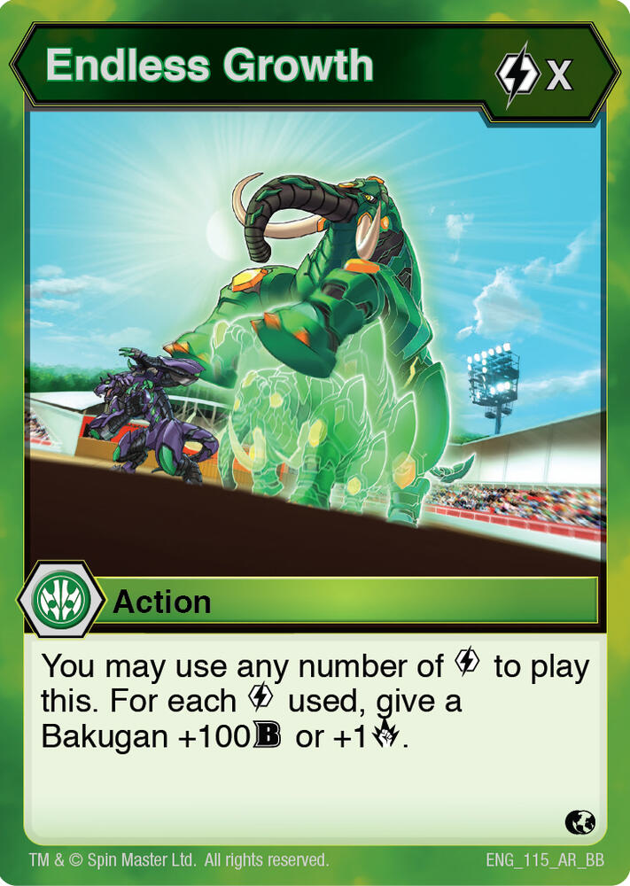 Endless Growth - Battle Brawlers - Bakugan TCG - TCGplayer.com