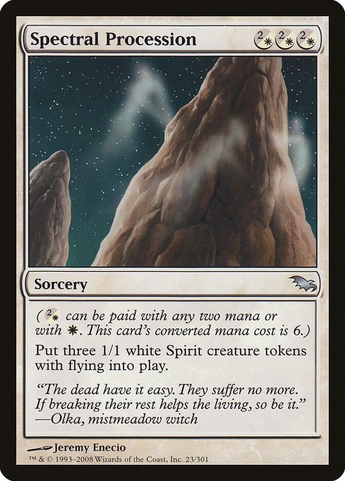 Spectral Procession - Shadowmoor - Magic: The Gathering