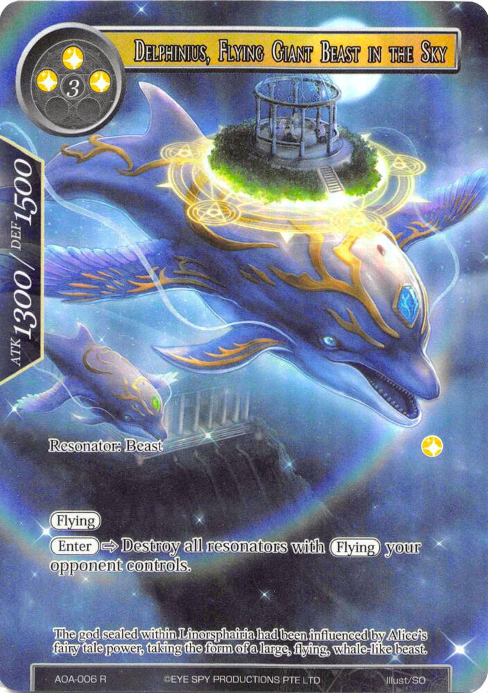 Delphinius, Flying Giant Beast in the Sky (Full Art)