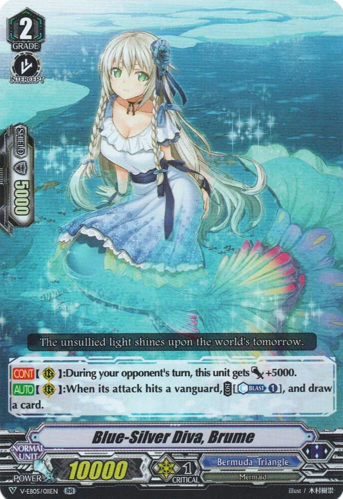 Blue-Silver Diva, Brume