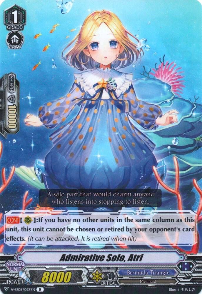 Admirative Solo, Atri