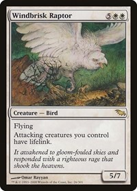 Windbrisk Raptor - Shadowmoor - Magic: The Gathering card