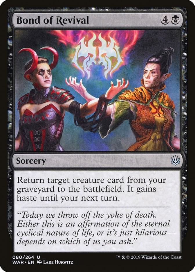 Bond of Revival - War of the Spark - Magic: The Gathering