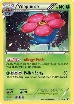 Vileplume - 3/149 (BW Boundaries Crossed) 003/149 from Deck Exclusives