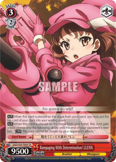 Rampaging With Determination! LLENN
