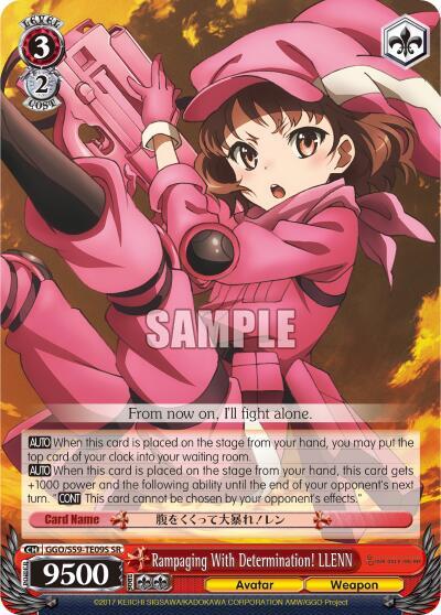 Rampaging With Determination! LLENN (SR)