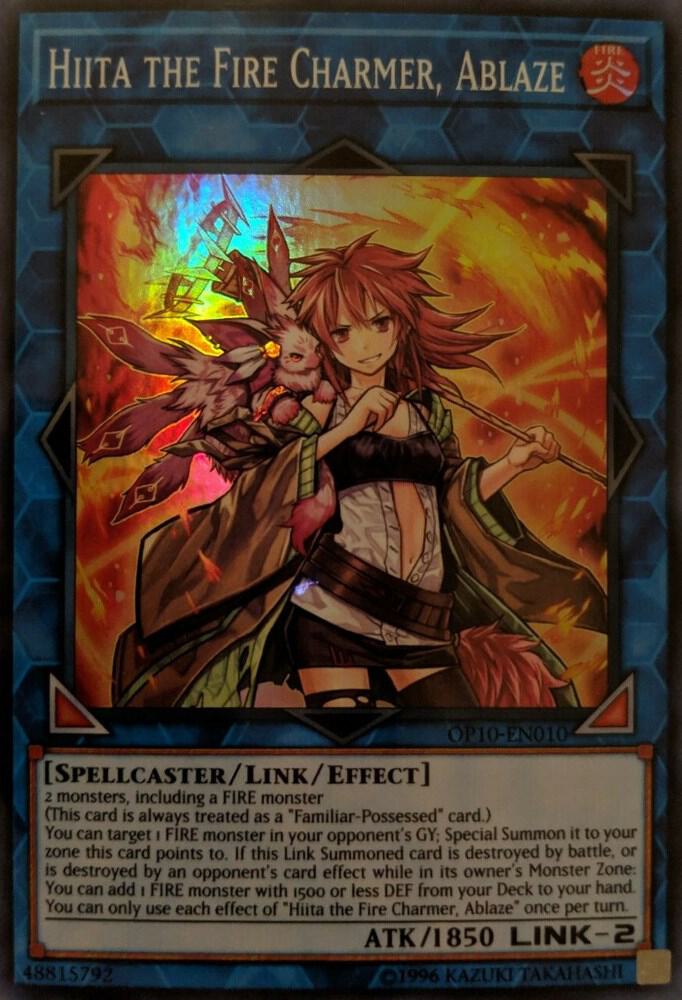 Hiita the Fire Charmer, Ablaze - OTS Tournament Pack 10 - YuGiOh