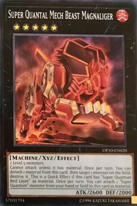 Super Quantal Mech Beast Magnaliger - OTS Tournament Pack 10