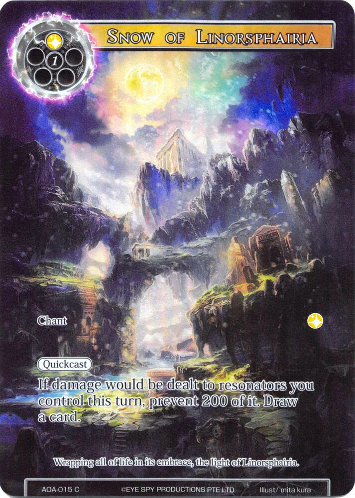 Snow of Linorsphairia (Full Art)