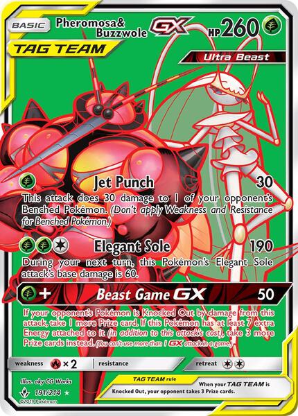 Pheromosa & Buzzwole GX  (Full Art)